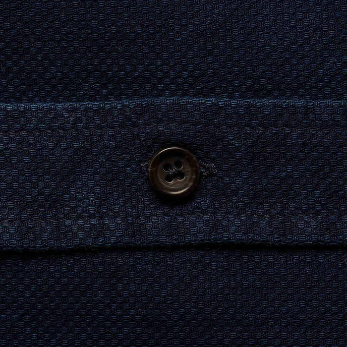 The California in Indigo Dobby