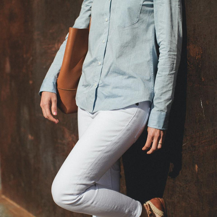 The Caroline in Light Blue Chambray
