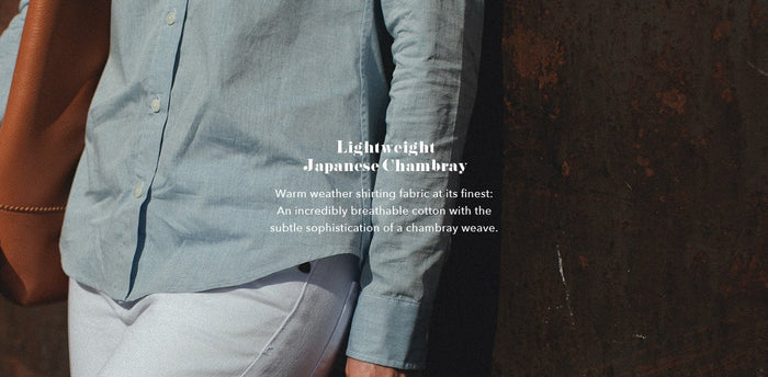 The Caroline in Light Blue Chambray
