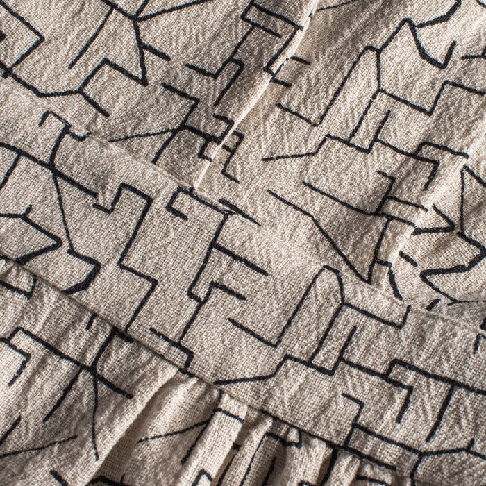 The Emma Dress in Maze Print