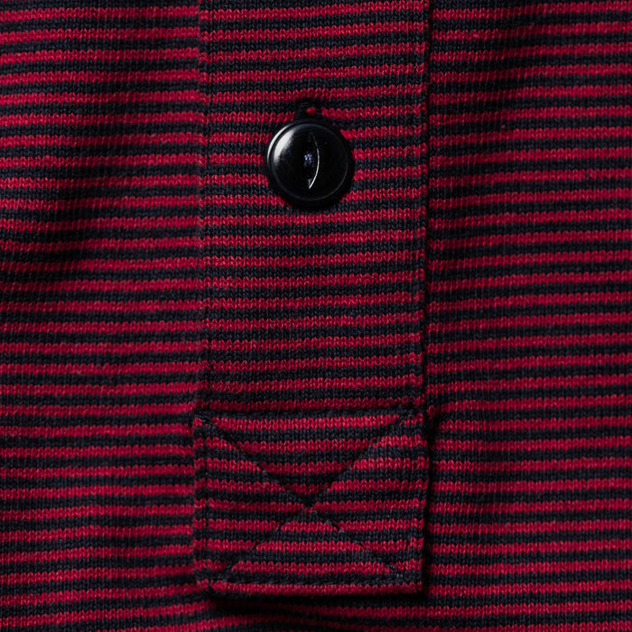 The Heavy Bag Polo in Red Stripe