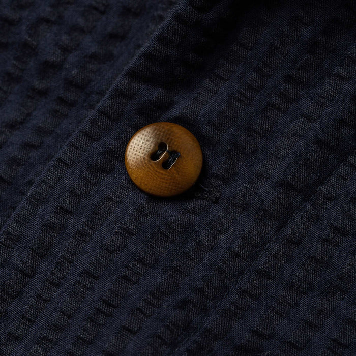 The Hemingway in Navy Seersucker