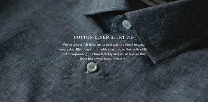 The Hyde in Charcoal Cotton and Linen