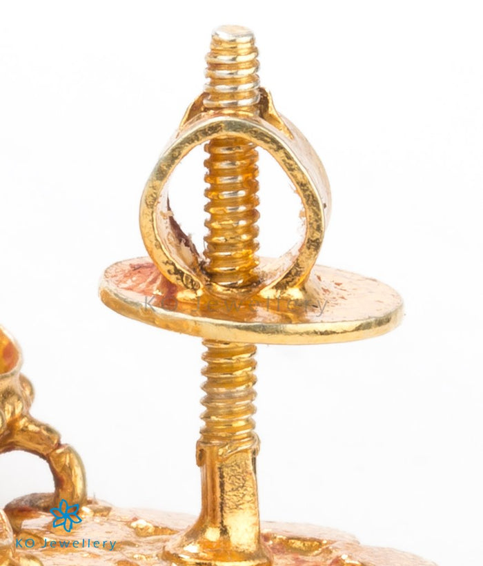The Lasaka Silver Peacock Jhumka