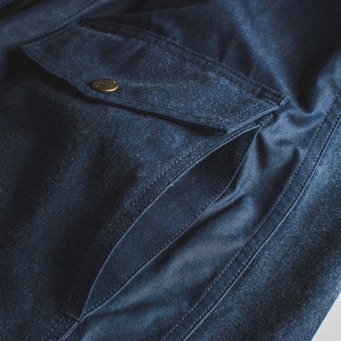 The Lighthouse Jacket in Indigo Chambray
