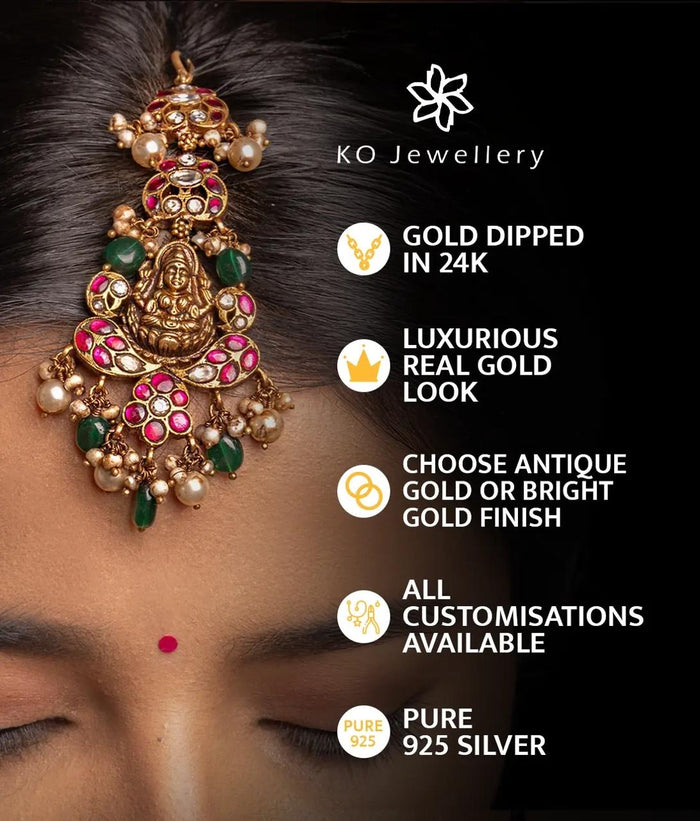 The Pritika Silver Navaratna Closed-setting Stone Necklace