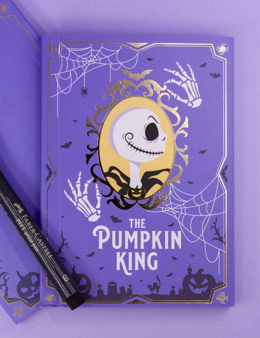 The Pumpkin King Blank A5 notebook