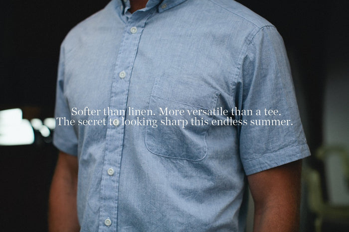 The Short Sleeve Jack in Light Blue