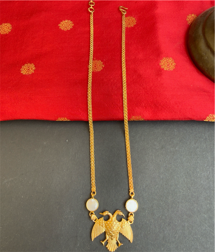 The Srihita Silver Gandaberunda Necklace & Earrings