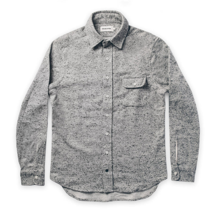 The Sun Down Shirt in Speckled Grey