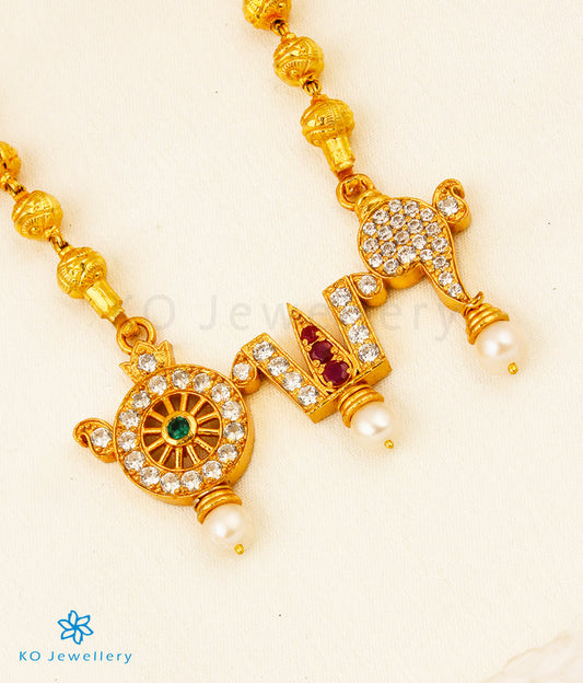 The Vajra Shankhu, Chakra Nama Mohanmala Silver Necklace