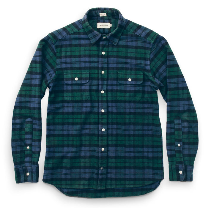 The Yosemite Shirt in Blackwatch Plaid