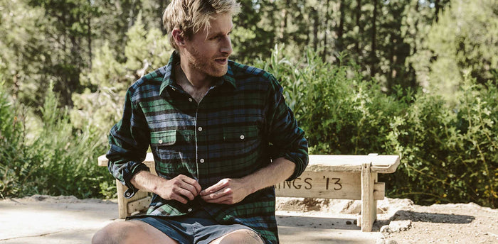 The Yosemite Shirt in Blackwatch Plaid