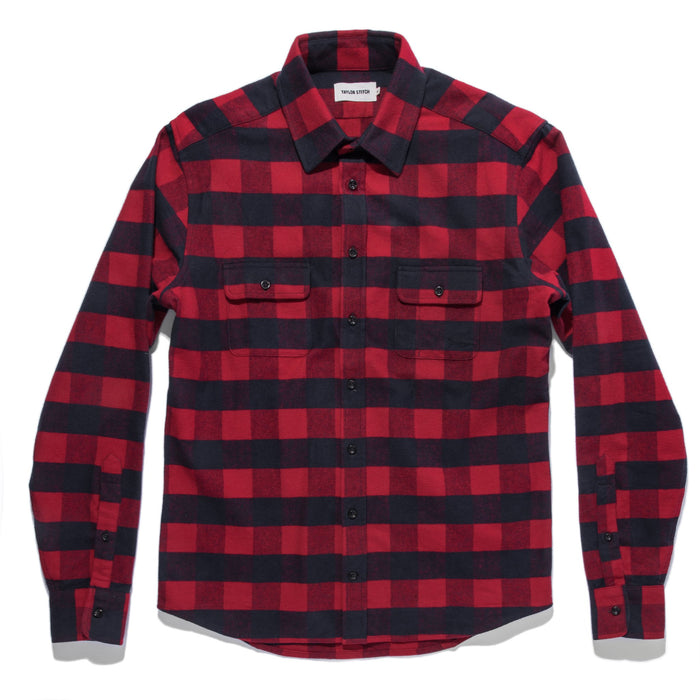 The Yosemite Shirt in Red Buffalo Plaid