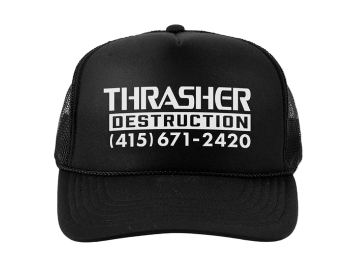 Thrasher - Destruction Trucker - Black / Black