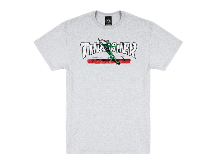 Thrasher - Red Curbs T-Shirt - Ash Grey