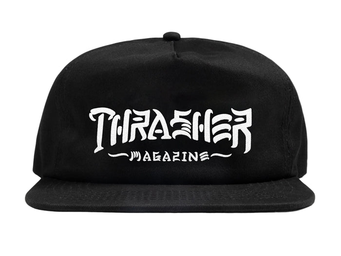 Thrasher - Thrash & Destroy Snapback - Black
