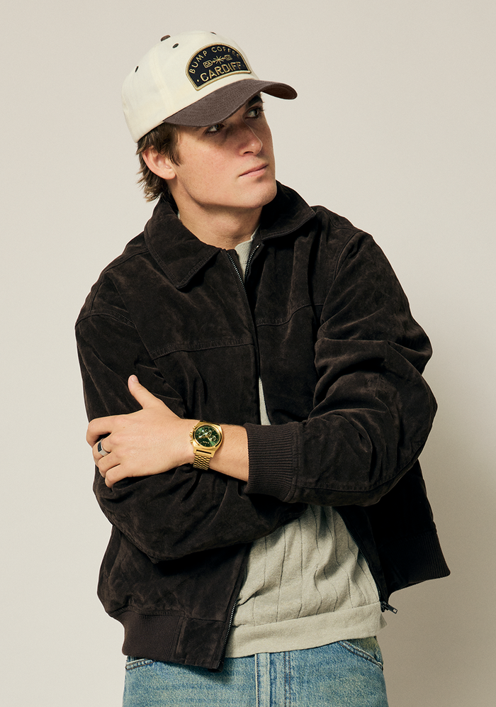 Time Teller Chrono - Gold / Green Sunray