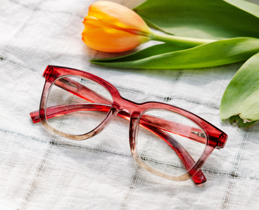To The Max-Rose Ombre Horn - Peepers Reading Glasses