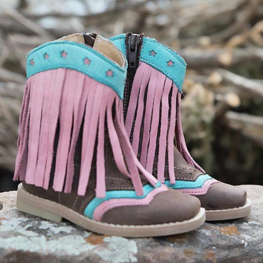 Toddler Fringe Baby Boots