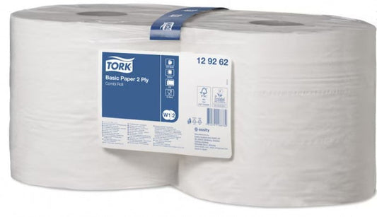 TORK W1 129262 Wiper Basic Paper 2 Ply