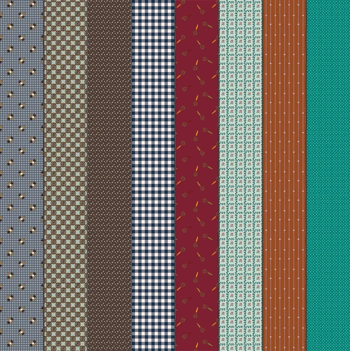 Trentham 18294 12 (F3233)- Gathered Lollie- Fat Quarter