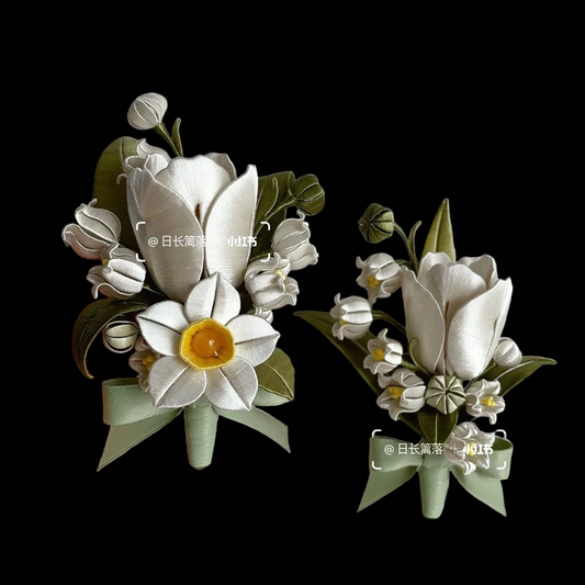 Tulip Bespoke Corsage - Silk Corsage(Chanhua)