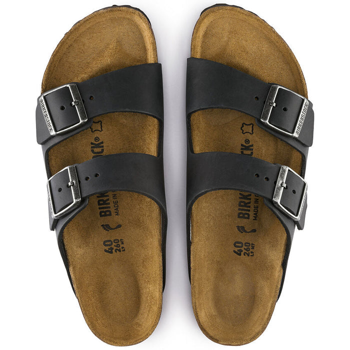 Unisex Arizona Oiled Leather Black Medium/Narrow
