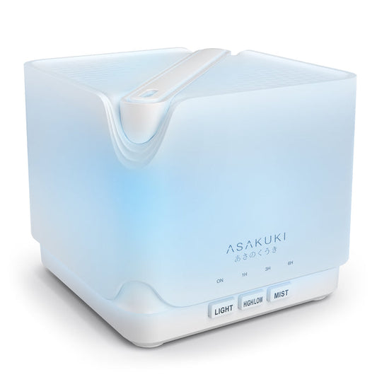 UPGRADE Cube White Essential Oil Diffuser
