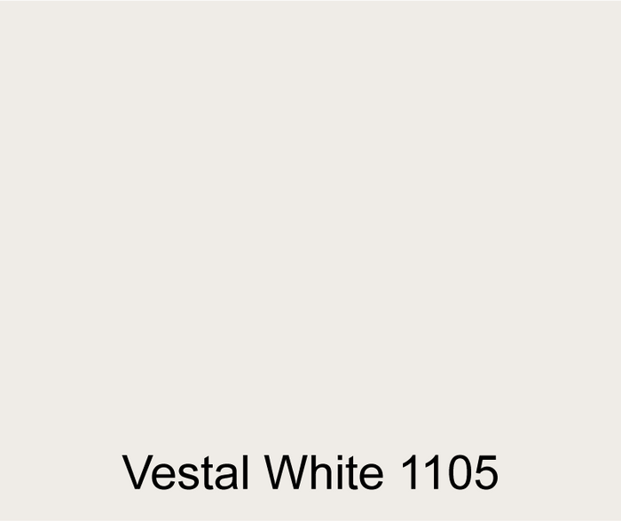 Vestal White custom color ISO NPG polyester gel coat for a protective high gloss finish.