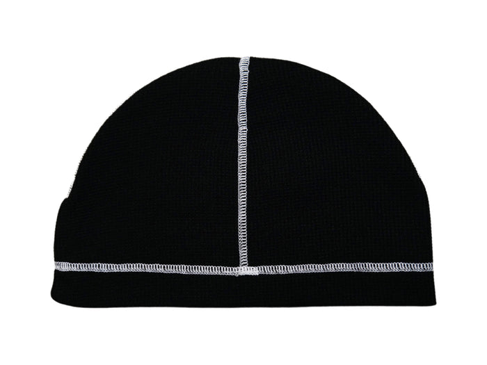 Waffle Thermal Beanie - Black