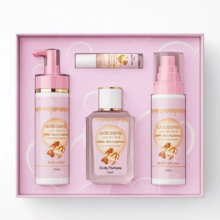 Watsons Strawberry Cheesecake Body Set (4-Piece) - Body Care Gift Set - Watsons -- United Arab Emirates -- Pinky Cosmetics