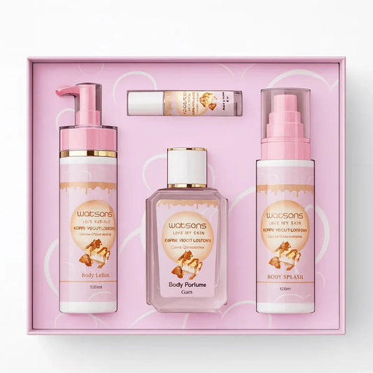 Watsons Strawberry Cheesecake Body Set (4-Piece) - Body Care Gift Set - Watsons -- United Arab Emirates -- Pinky Cosmetics