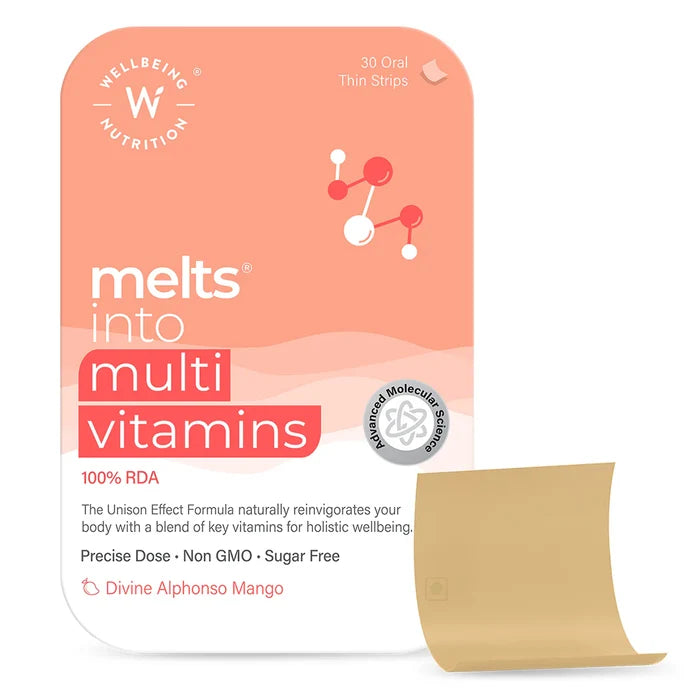 Wellbeing Nutrition Melts Into Multivitamins 30 Strips Per Pack