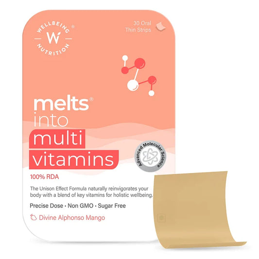 Wellbeing Nutrition Melts Into Multivitamins 30 Strips Per Pack