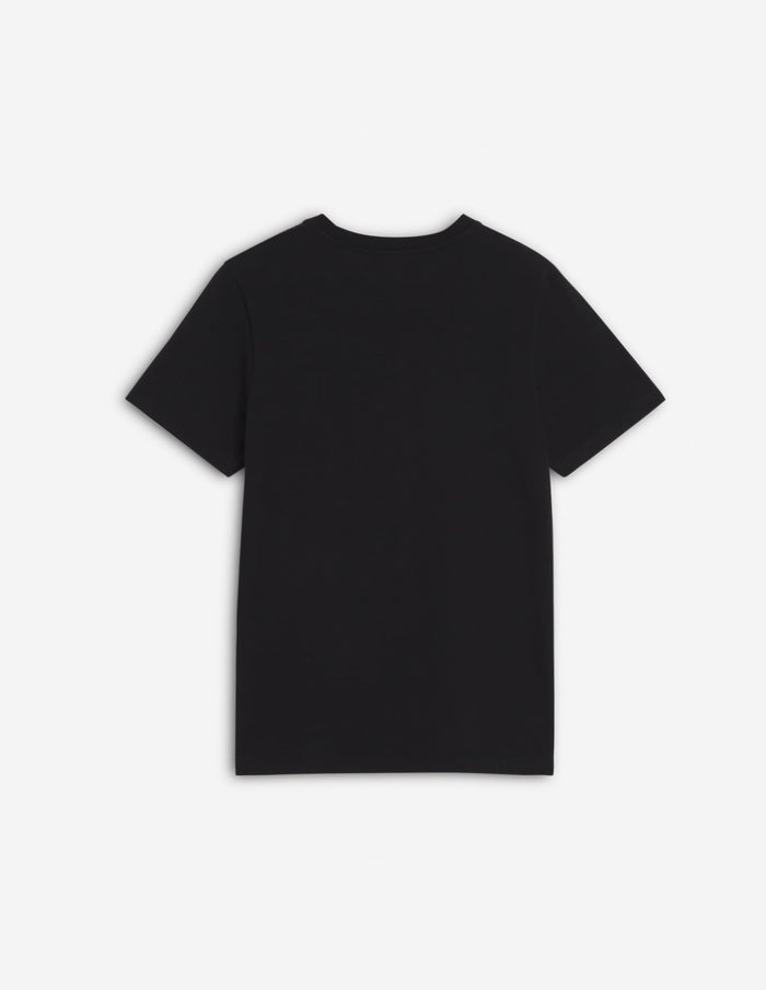 Women's Baby Fox Patch Regular Tee Shirt Black