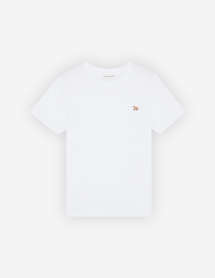 Women's Baby Fox Patch Regular Tee Shirt White