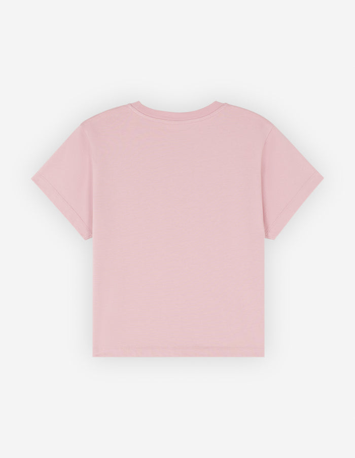 Women's Floating Flower Baby Tee-shirt Mist Pink