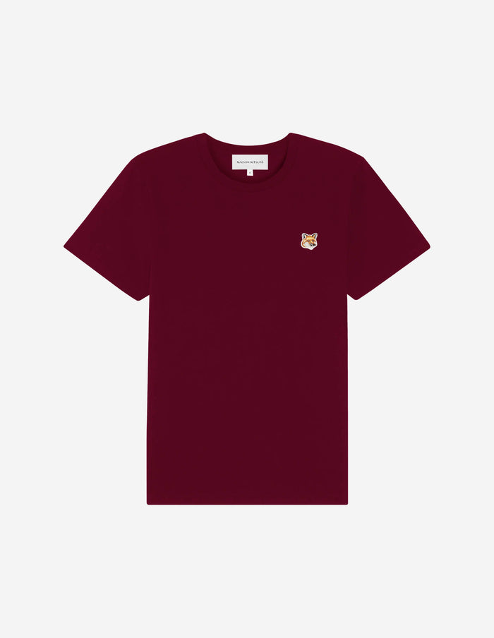 Women's Fox Head Patch Regular Tee Shirt Brick Red
