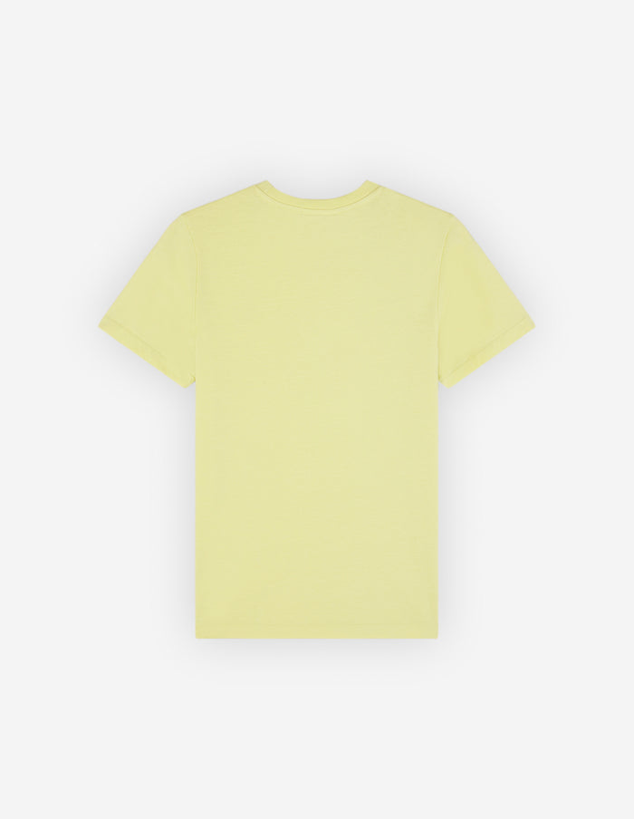 Women's Fox Head Patch Regular Tee Shirt Chalk Yellow