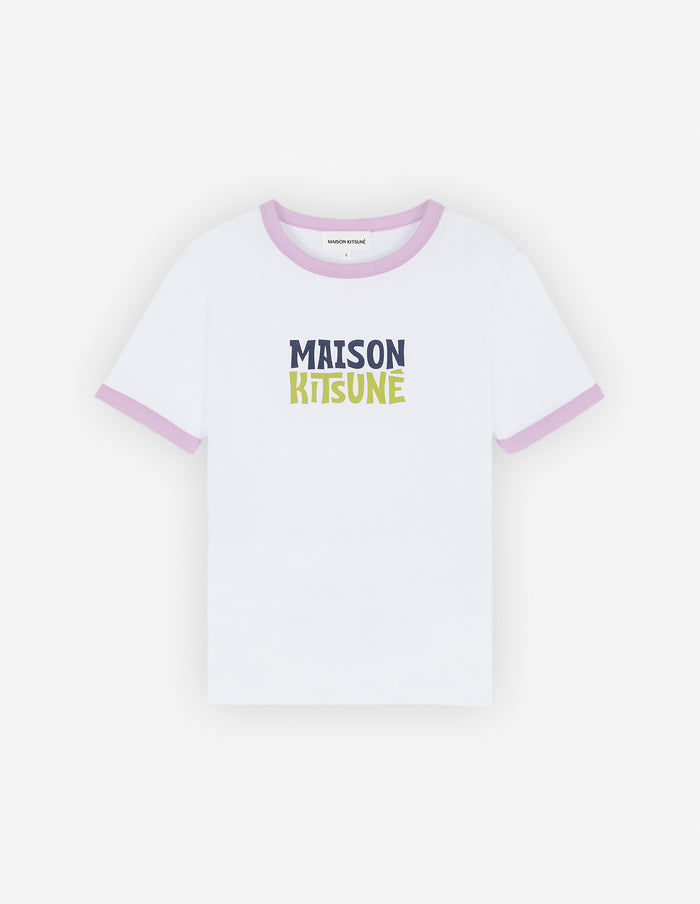 Women's MAISON KITSUNE RINGER TEE-SHIRT White