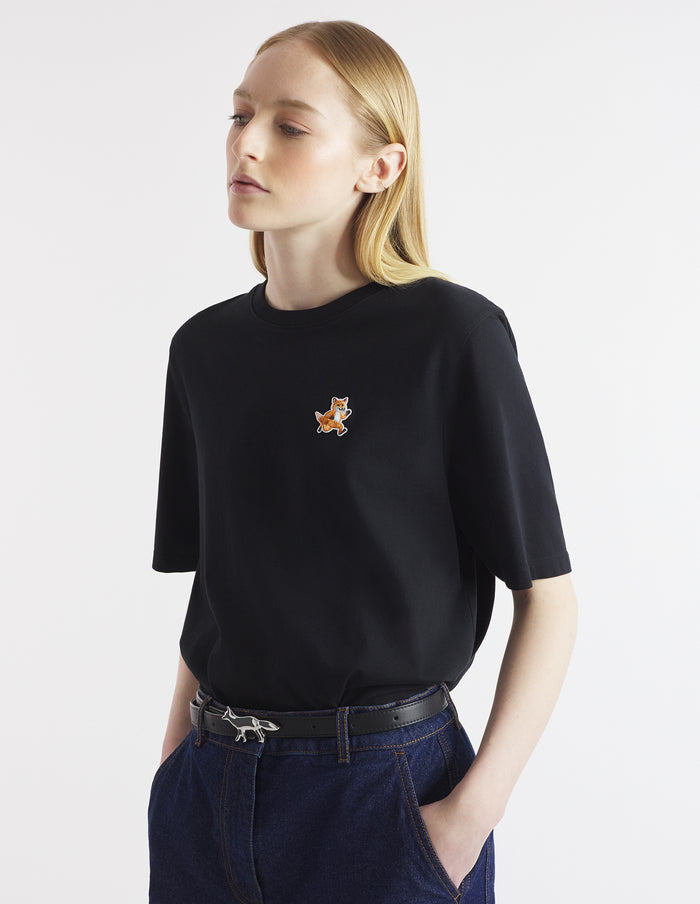 Women's Speedy Fox Patch Comfort Tee-shirt Black