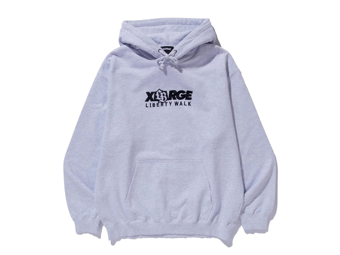 X-Large x Liberty Walk - Hooded Fleece - Ash