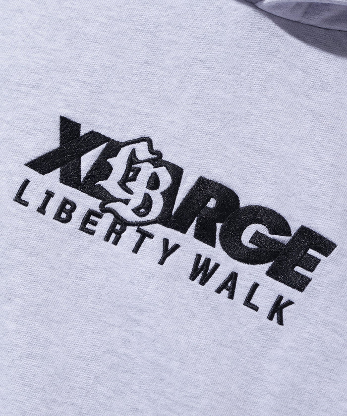 X-Large x Liberty Walk - Hooded Fleece - Ash