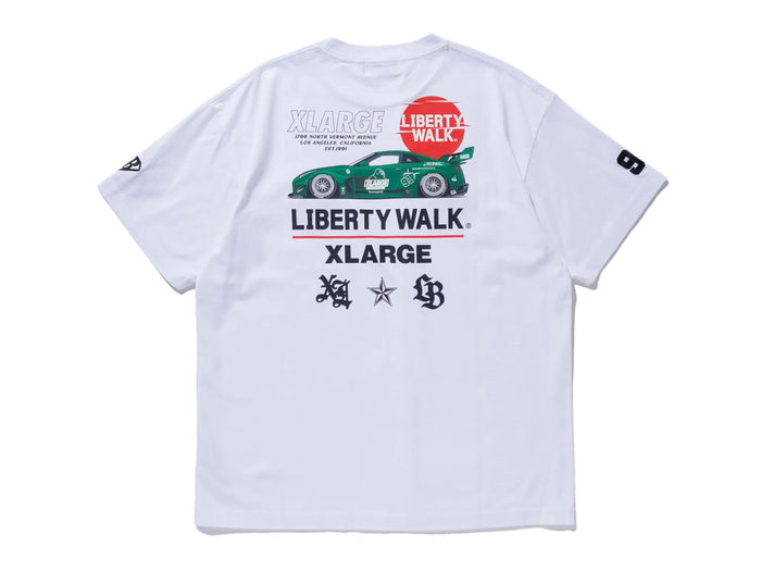 X-Large x Liberty Walk - LBWK T-Shirt - White