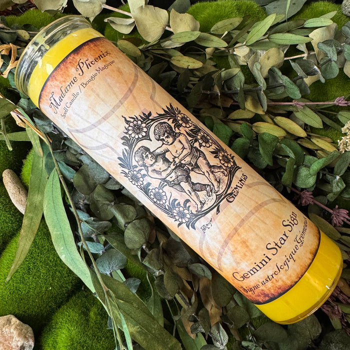 Zodiac Magic Gemini Spell Candle