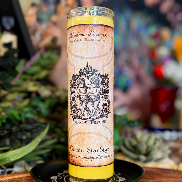 Zodiac Magic Gemini Spell Candle